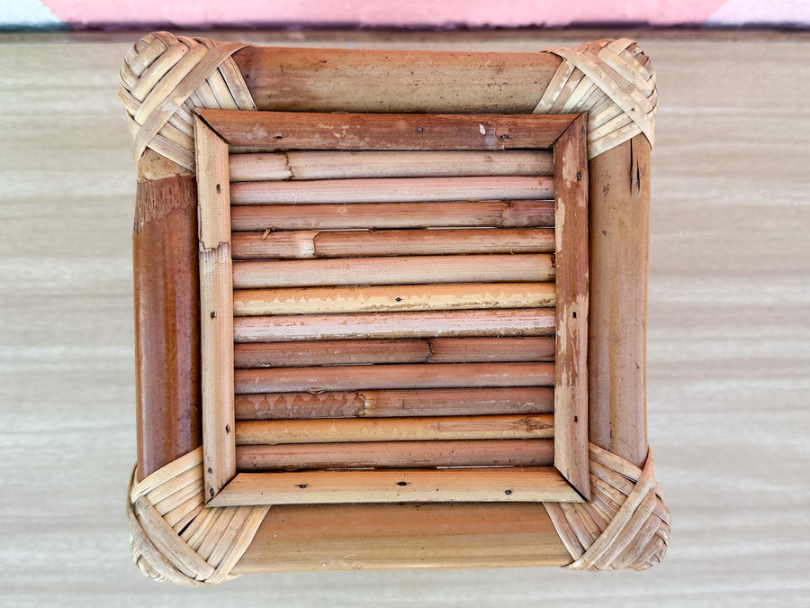 Petite Rattan Pedestal