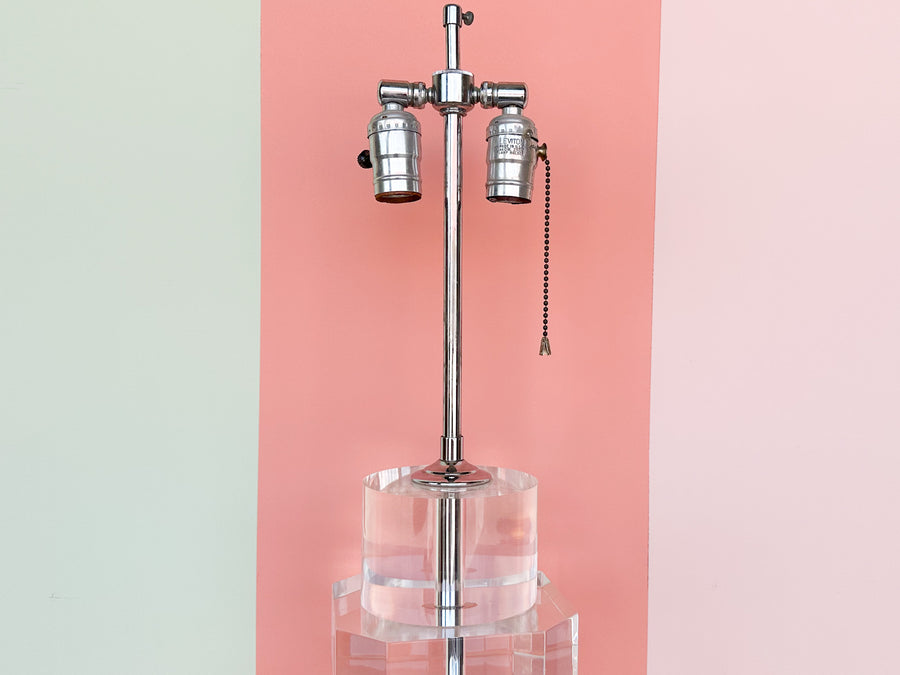 Lovely Lucite Lamp