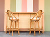 Seagrass and Rattan Bar with Stools