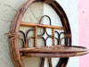 Round Bamboo Wall Shelf