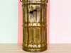 Brass Faux Bamboo Umbrella Stand