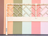 Faux Bamboo Chippendale King Headboard