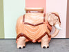 Sweet Sherbet Ceramic Elephant Garden Seat