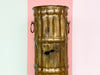 Brass Faux Bamboo Umbrella Stand