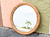 Petite Round Rattan MIrror