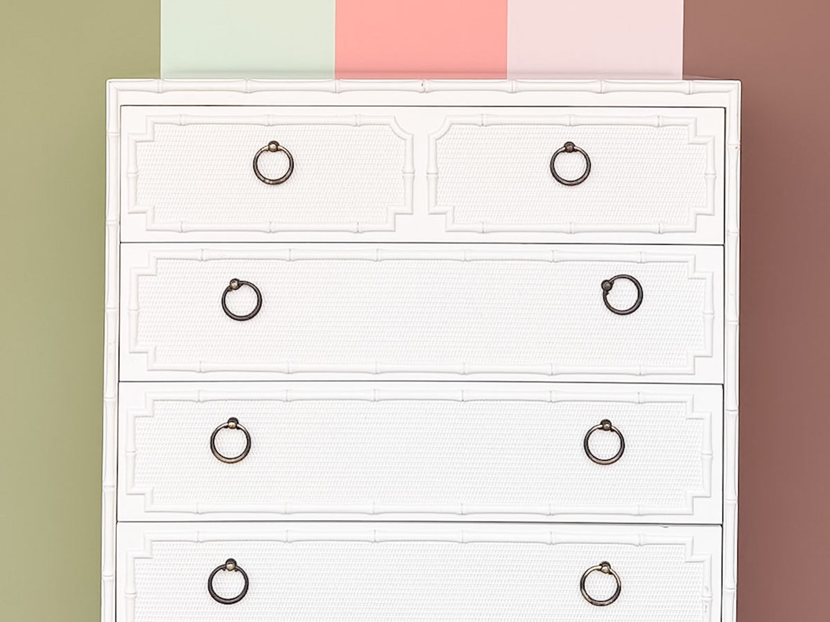 Faux Bamboo Omega Tall Chest