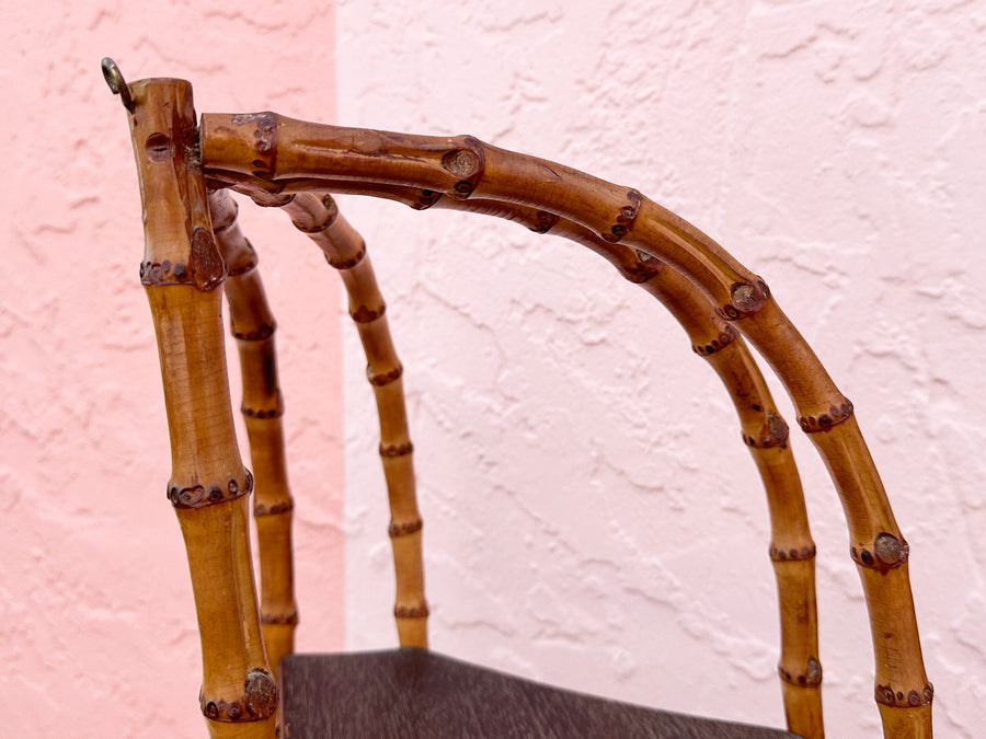 Petite Bamboo Corner Shelf