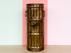 Brass Faux Bamboo Umbrella Stand