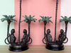 Pair of Monkey Candle Holders