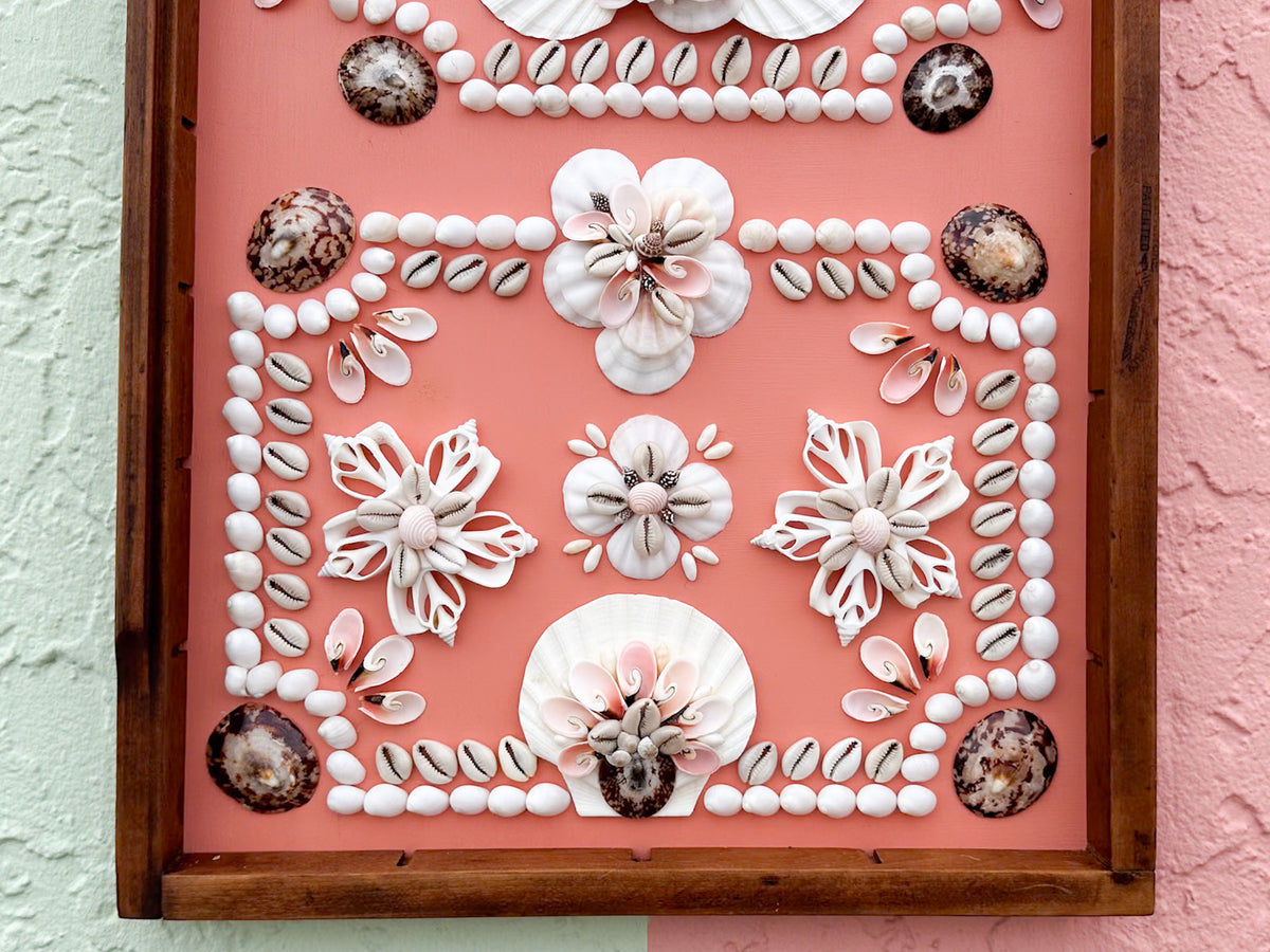 Chic Coral Shell Panel