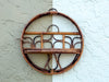 Round Bamboo Wall Shelf