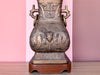 Patina Large Brass Urn Lamp