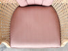 Pair of Faux Bamboo Cane Barrel Chairs