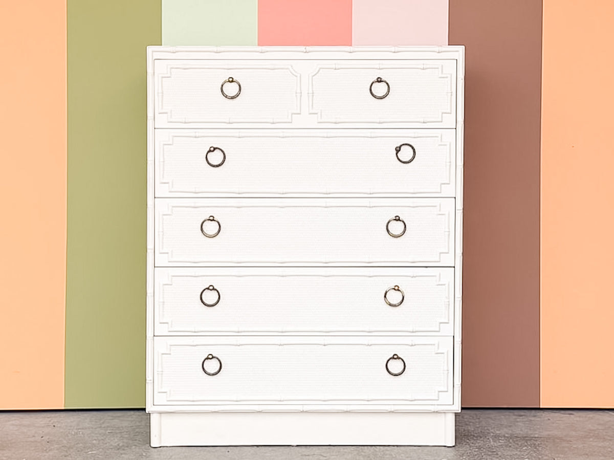 Faux Bamboo Omega Tall Chest