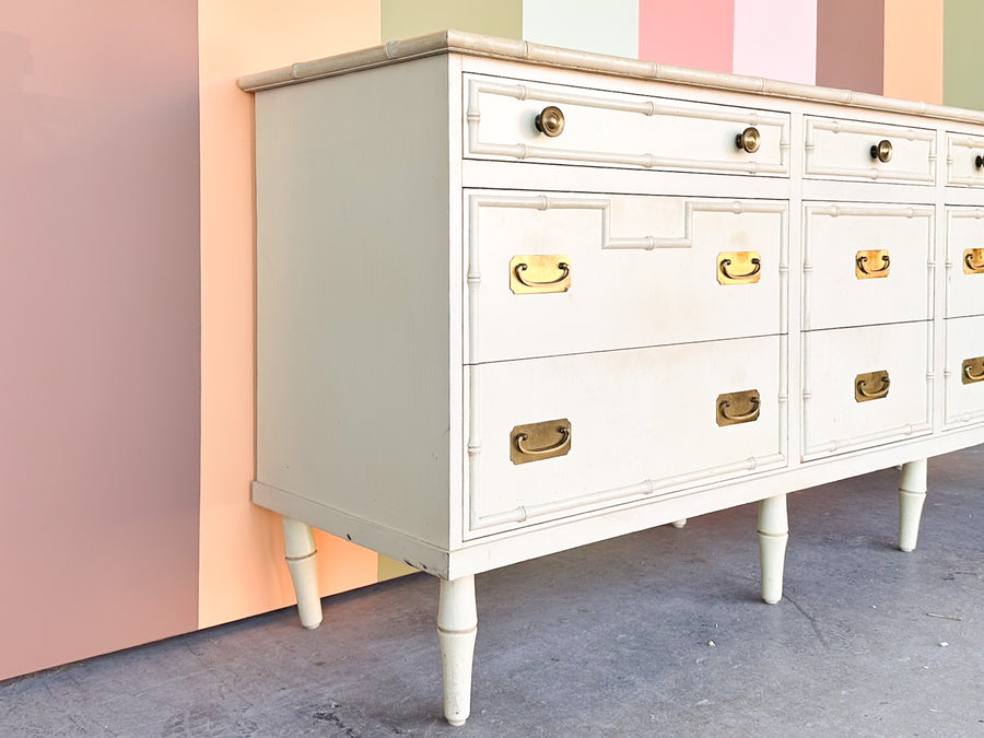 Palm Beach Chic Faux Bamboo Dresser