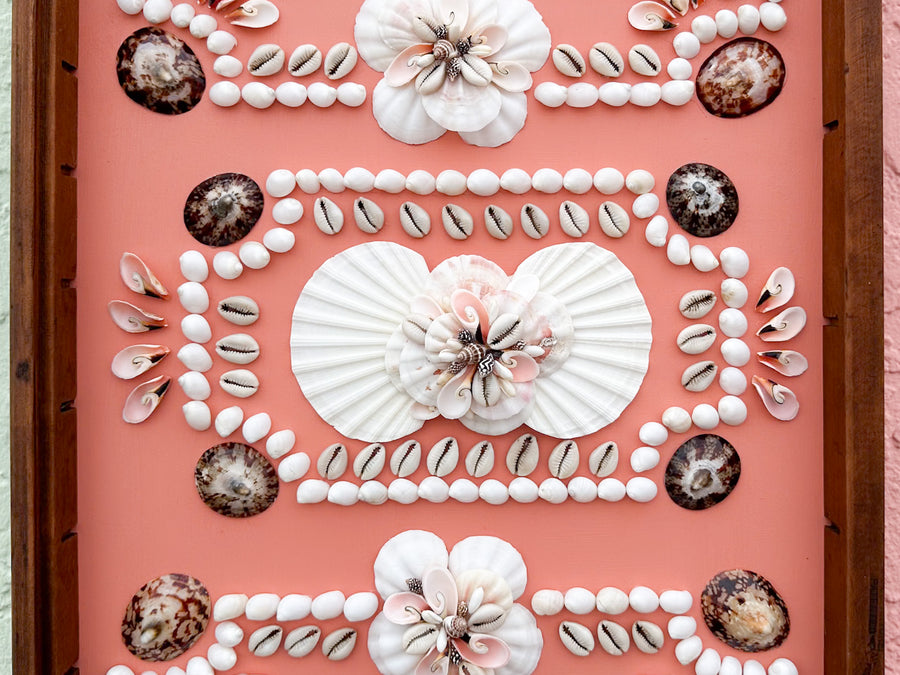 Chic Coral Shell Panel