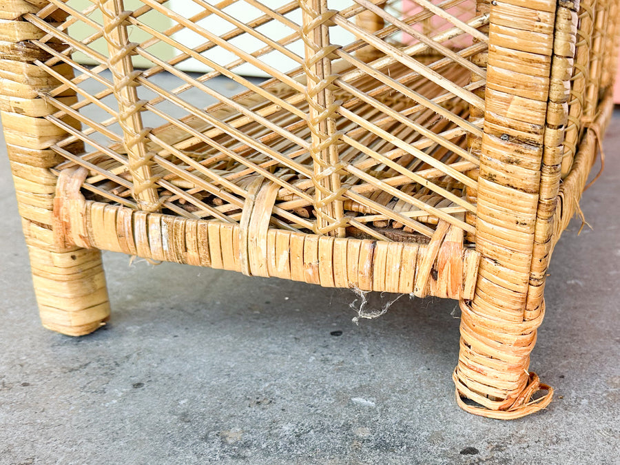Island Style Rattan Etagere
