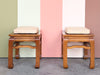 Pair of Fretwork Stools