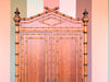 Handsome Faux Bamboo Armoire