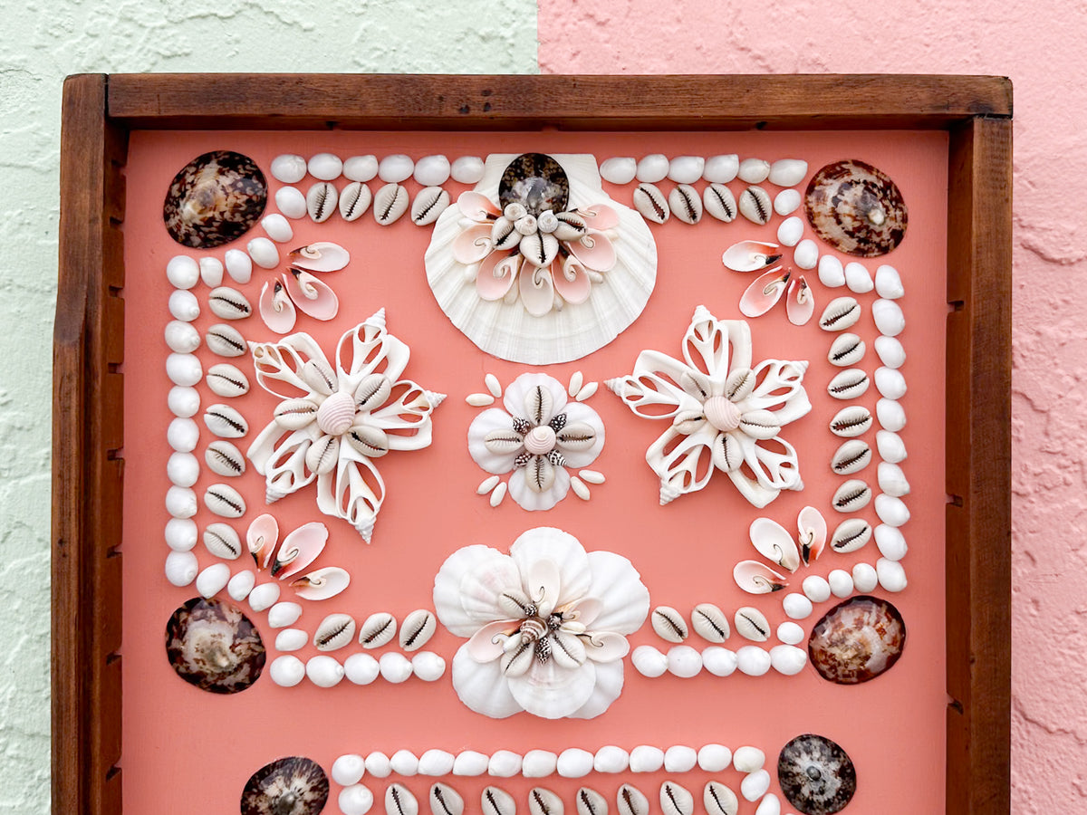 Chic Coral Shell Panel