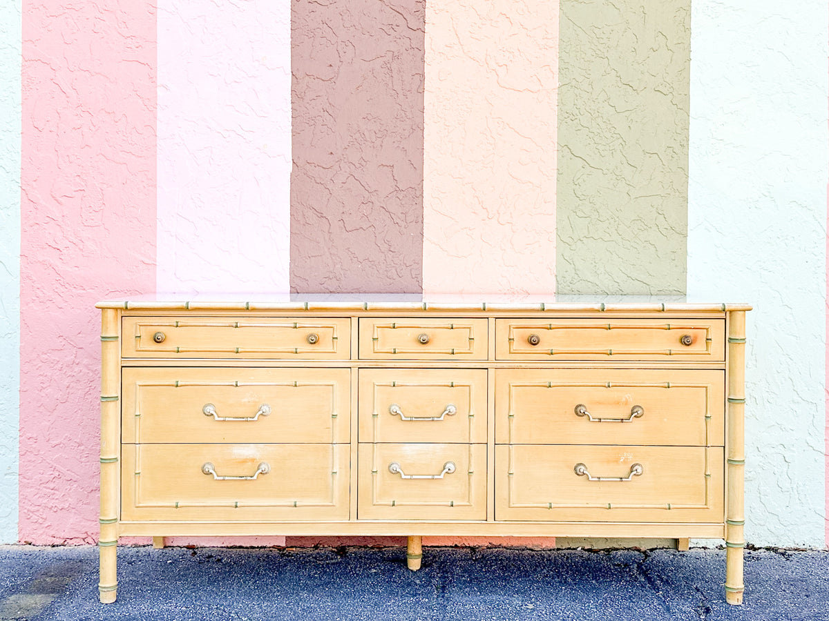 Thomasville Faux Bamboo Dresser