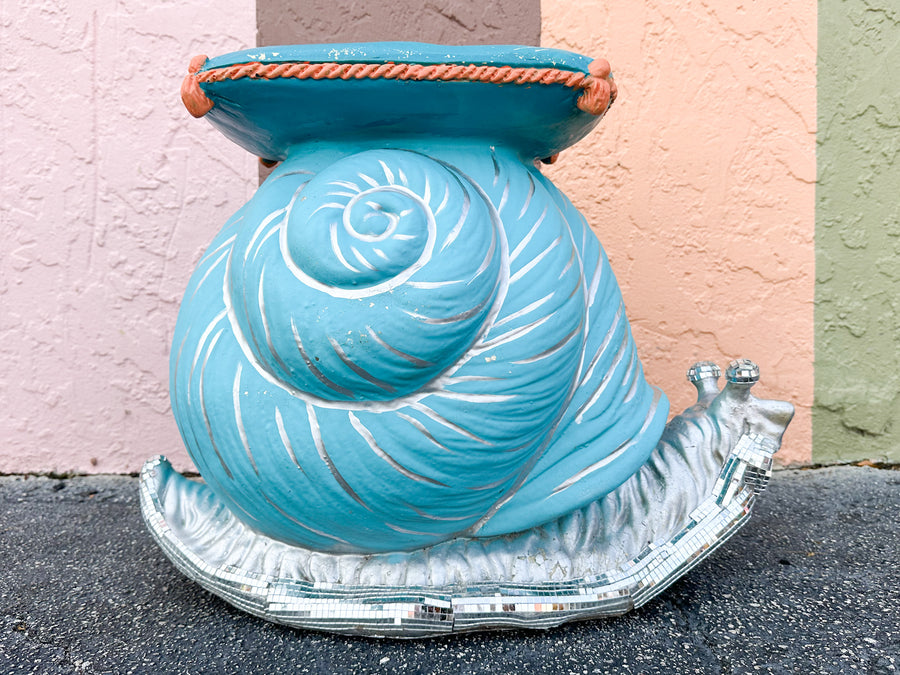Kips Bay Show House Disco Snail Garden Seat
