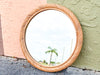 Petite Round Rattan MIrror