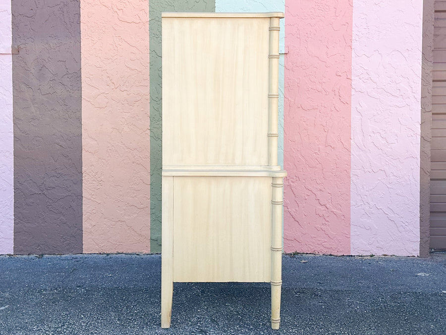 Henry Link Faux Bamboo Tall Chest