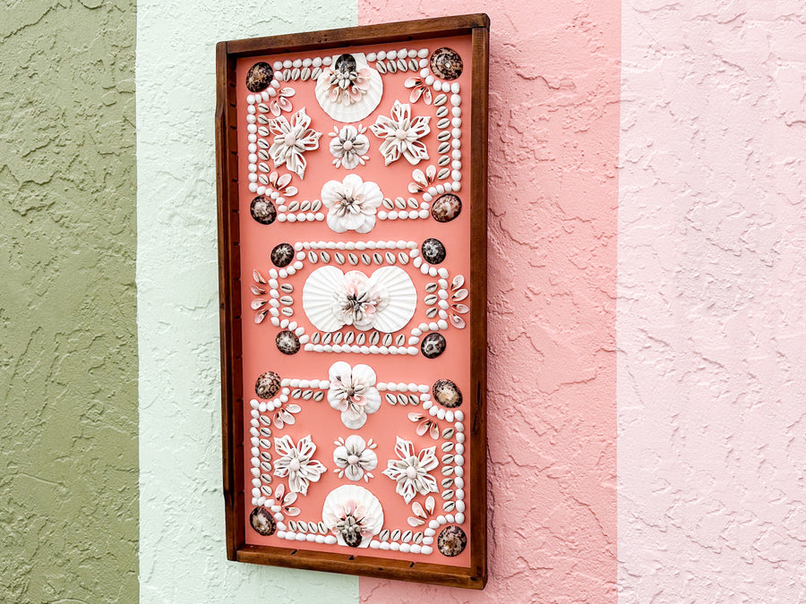 Chic Coral Shell Panel