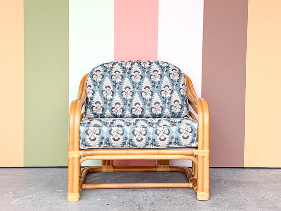 Brown Jordan Rattan Lounge Chair