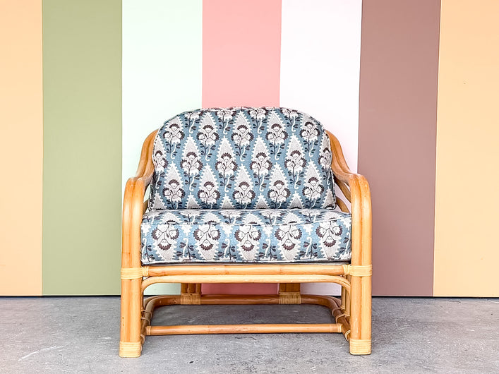 Brown Jordan Rattan Lounge Chair