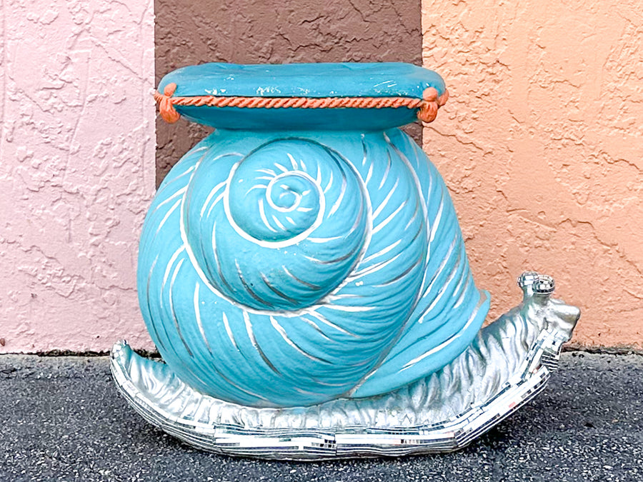 Kips Bay Show House Disco Snail Garden Seat