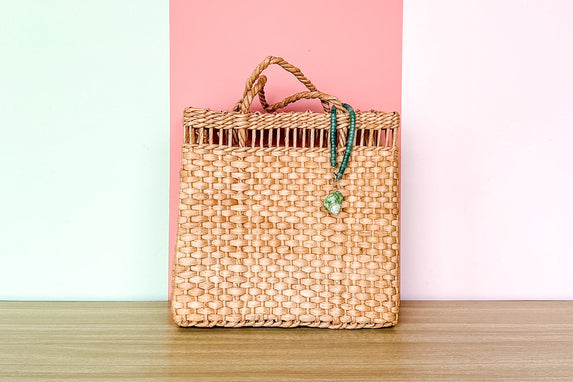 Palm Beach Regency Shell Bag Bauble — Green Jade