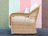 Bielecky Brothers Braided Rattan Lounge Chair