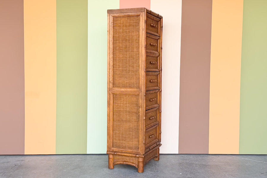 Handsome Faux Bamboo Lingerie Chest