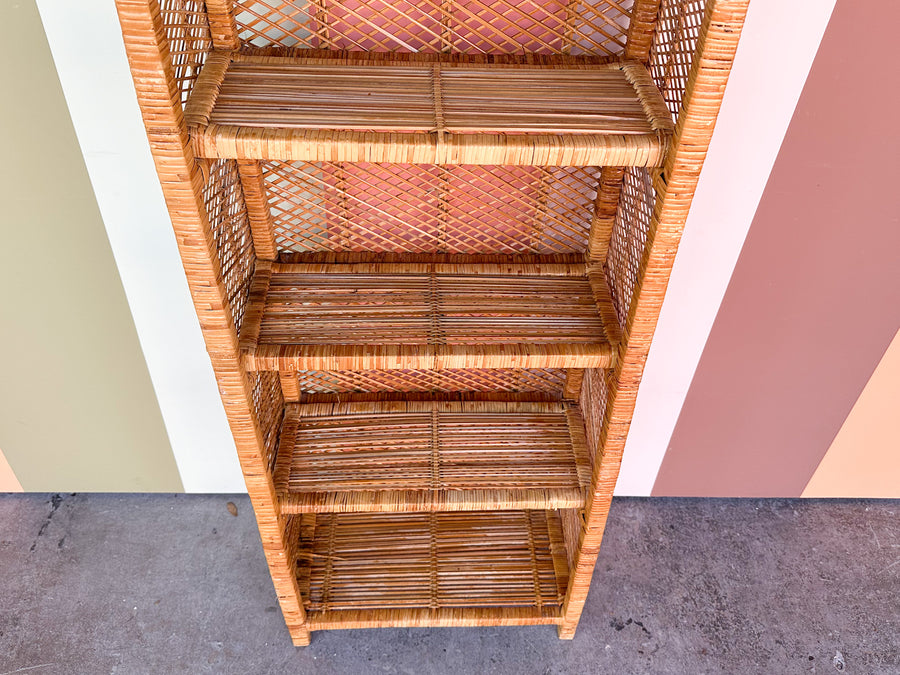Island Style Rattan Etagere