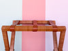Rattan Wrapped Luggage Rack