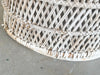 Painted Rattan Peacock Chair