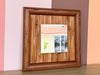 Old Florida Square Bamboo Mirror