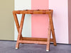 Rattan Wrapped Luggage Rack