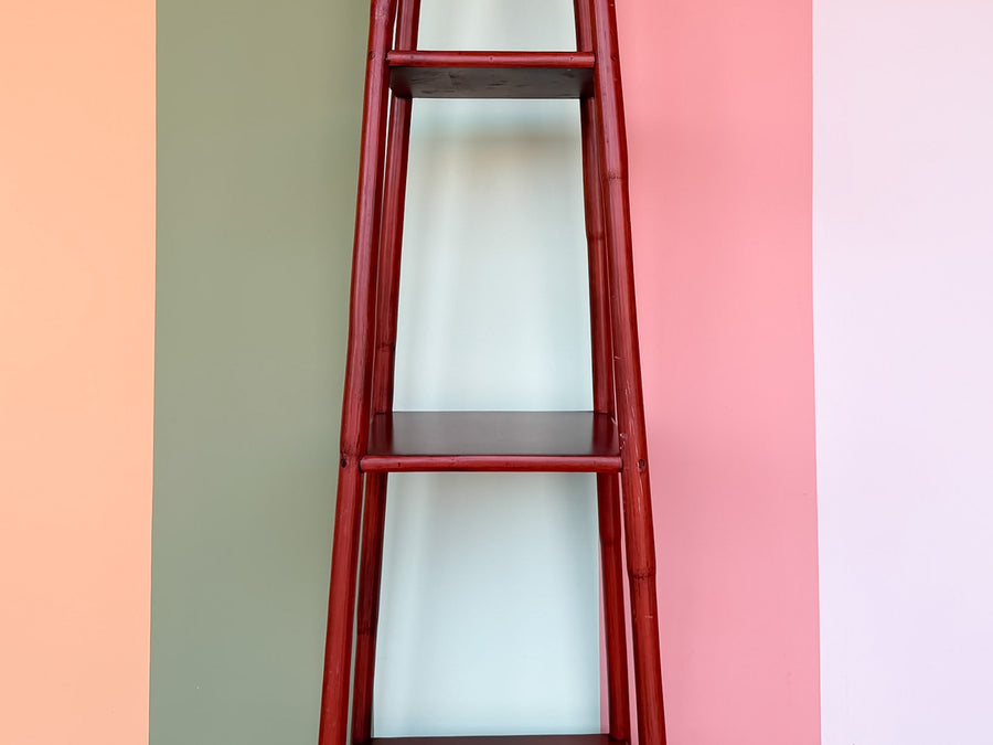 Cute Rattan Pagoda Etagere