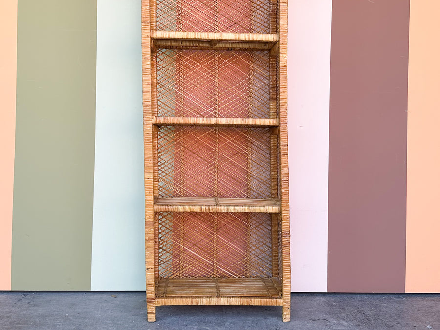 Island Style Rattan Etagere
