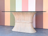 McGuire Style Sheaf of Wheat Dining Table