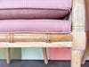 Pair of Faux Bamboo Cane Barrel Chairs