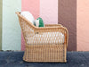 Bielecky Brothers Braided Rattan Lounge Chair