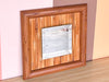 Old Florida Square Bamboo Mirror