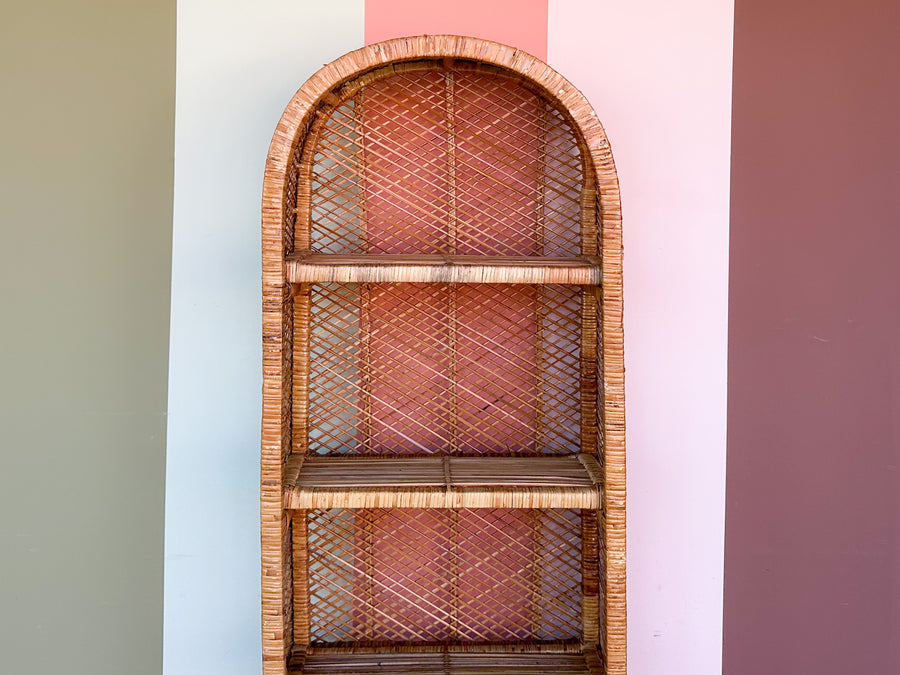 Island Style Rattan Etagere