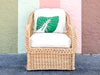Bielecky Brothers Braided Rattan Lounge Chair
