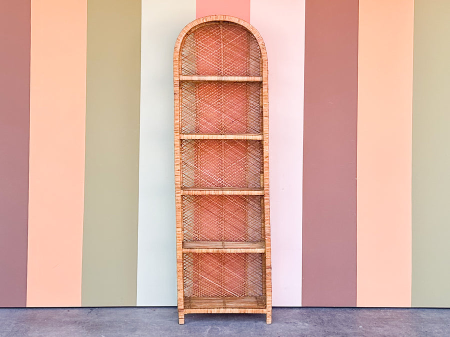 Island Style Rattan Etagere
