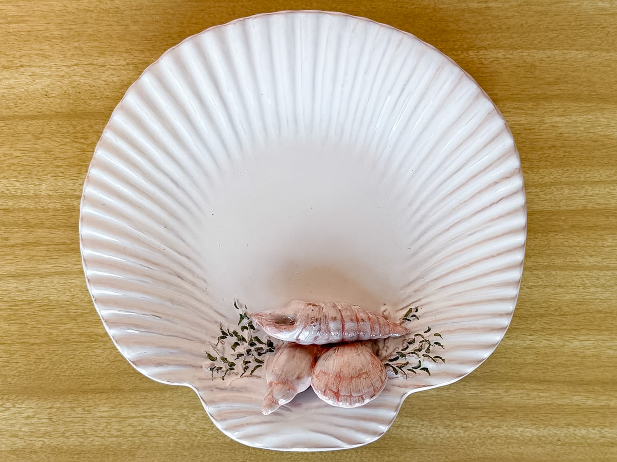 Set of Eight Portuguese Shell Plates